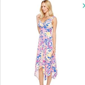 Flash sale Lilly Pulitzer Sloane midi dress sizexs